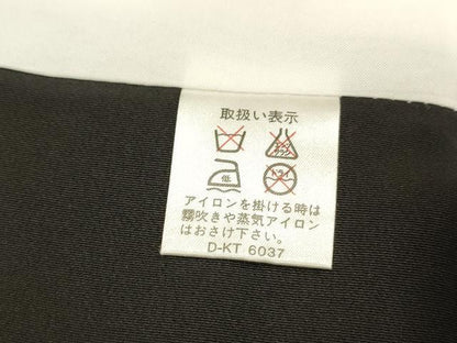 平和屋着物■豪華黒留袖　扇面宝尽くし花唐草文　松竹梅　金彩　正絹　逸品　DABE6101cm