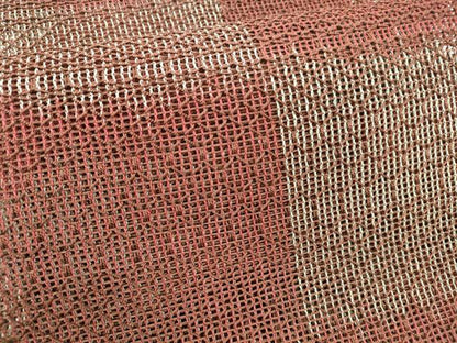 平和屋着物＊夏物 八寸名古屋帯 市松文様 正絹 逸品 DABE6114cm