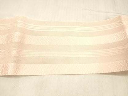 平和屋着物＊夏物 博多織 八寸名古屋帯 紗献上 珊瑚色 DABE6117cm