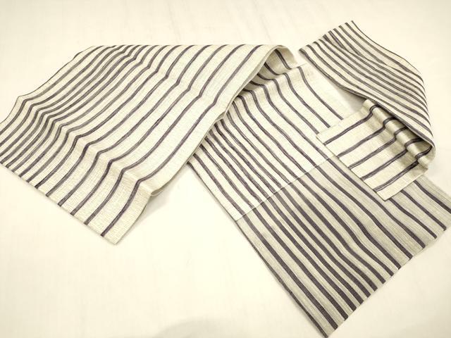 平和屋着物＊夏物 つけ帯 間道 正絹 逸品 DABE6118cm