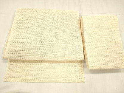 平和屋着物＊夏物 つけ帯 正絹 羅 抽象文様 肌色 逸品 DABE6119cm