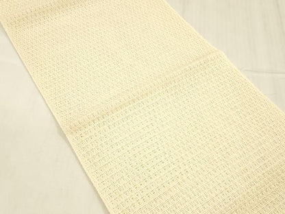 平和屋着物＊夏物 つけ帯 正絹 羅 抽象文様 肌色 逸品 DABE6119cm