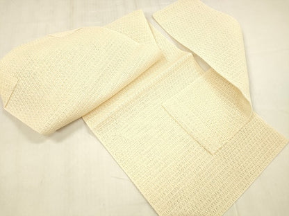 平和屋着物＊夏物 つけ帯 正絹 羅 抽象文様 肌色 逸品 DABE6119cm
