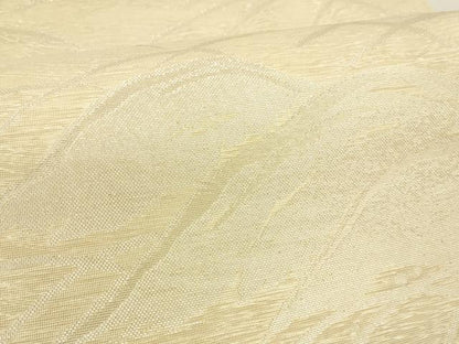 平和屋着物＊夏物 六通柄 本袋帯 遠山芝文 銀糸 正絹 逸品 DABE6123cm