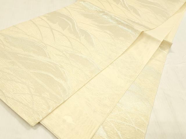平和屋着物＊夏物　六通柄袋帯　遠山流水芝文　金銀糸　正絹　逸品　DABD6683cm 平和屋着物＊夏物 六通柄袋帯 流水草花文 金銀糸 正絹 逸品 DABC8830cm