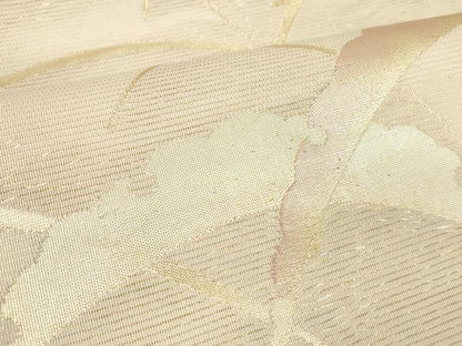 平和屋着物＊夏物 六通柄袋帯 雪芝文 金糸 正絹 逸品 DABE6125cm
