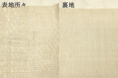 平和屋着物▽太鼓柄袋帯　スリーシーズン　春夏秋　すくい織　地紙草花文　金銀糸　正絹　逸品　DABE6135cm
