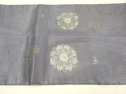 平和屋着物＊夏物 金彩友禅 卓越技能者・名工・和田光正 太鼓柄袋帯 正倉院花文 金彩 正絹 逸品 DABE6138cm