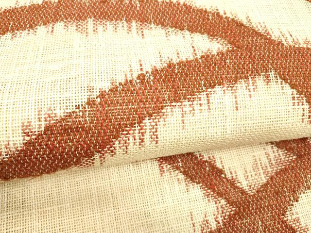 平和屋着物＊夏物 八寸名古屋帯 抽象文様 正絹 逸品 DABE6141cm