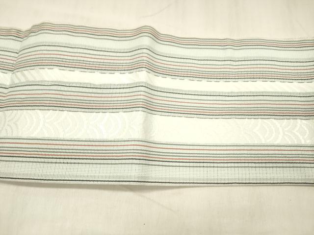 平和屋着物＊夏物 博多織 九寸名古屋帯 梟間道 DABE6144cm