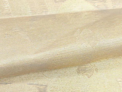 平和屋着物＊夏物 つけ帯 草花文 金糸 正絹 逸品 DABE6147cm