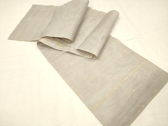 平和屋着物＊夏物 つけ帯 草花文 金糸 正絹 逸品 DABE6147cm