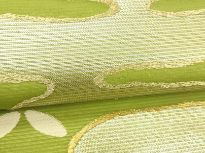 平和屋着物＊夏物 九寸名古屋帯 霞文 金銀糸 正絹 逸品 DABE6152cm