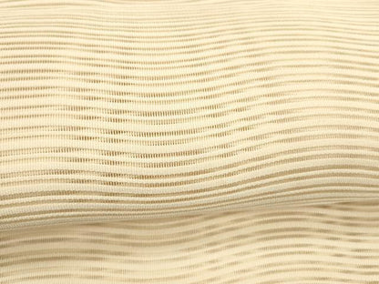 平和屋着物＊夏物 絽綴れ 八寸名古屋帯 よろけ縞 肌色 正絹 逸品 DABE6159cm