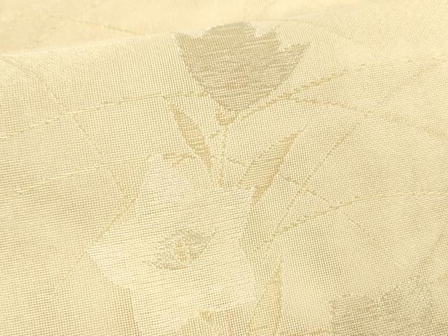 平和屋着物＊夏物 六通柄袋帯 草花文 金銀糸 三越扱い 正絹 逸品 DABE6163cm