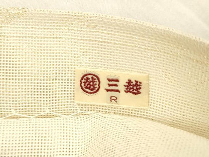 平和屋着物＊夏物 六通柄袋帯 草花文 金銀糸 三越扱い 正絹 逸品 DABE6163cm