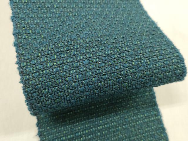 平和屋着物●男性　本場筑前博多織　両面　角帯　抽象文様　正絹　逸品　DABE6170cm