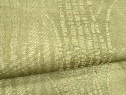 平和屋着物＊夏物 九寸名古屋帯 木賊文 金糸 引箔 正絹 逸品 DABE6204cm
