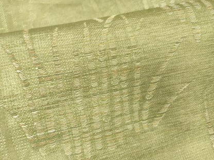 平和屋着物＊夏物 九寸名古屋帯 木賊文 金糸 引箔 正絹 逸品 DABE6204cm