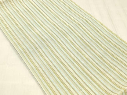 平和屋着物＊夏物 八寸名古屋帯 間道 正絹 逸品 DABE6207cm