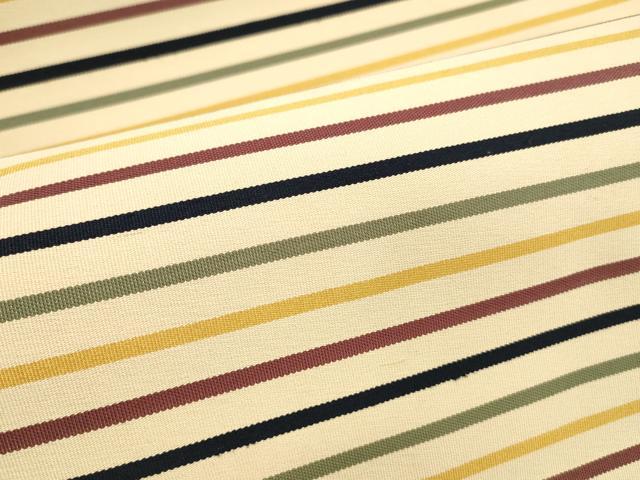 平和屋着物●爪掻き本綴れ　八寸名古屋帯　横段文　正絹　逸品　DABE6215cm
