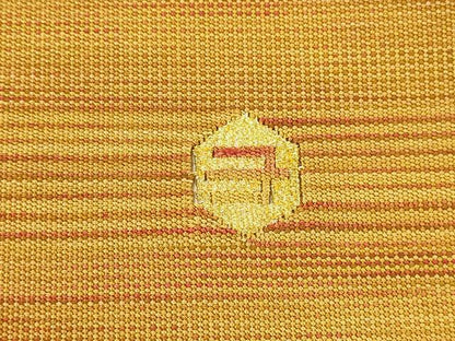 平和屋着物●爪掻本綴作家　伊達静　八寸名古屋帯　霞文　正絹　逸品　DABE6217cm