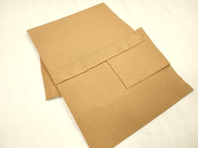平和屋着物●つけ帯　友禅　枝花文　鬼しぼ縮緬　正絹　逸品　DABE6255cm
