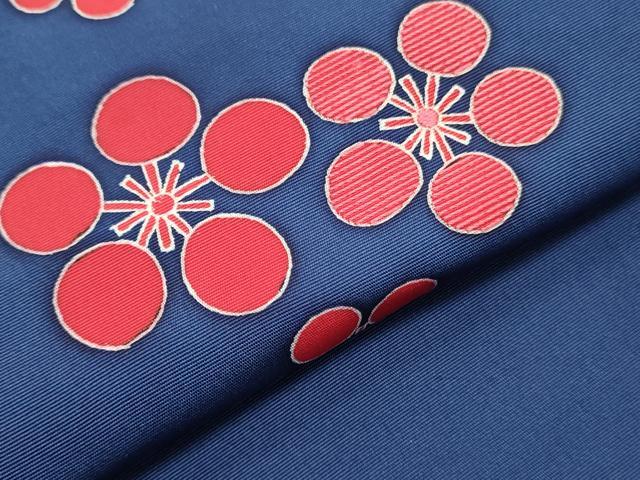 平和屋着物●京都の和装業の老舗一門　千切屋　名古屋帯　帯反物　刺繍　舞梅文　逸品　未使用　DABE6679zy