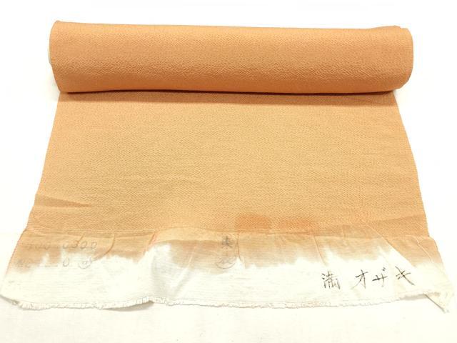 平和屋着物▼袋帯 帯反物 花絵皿 枝椿 金彩 鬼しぼ縮緬 逸品 未使用 DABE6742zy
