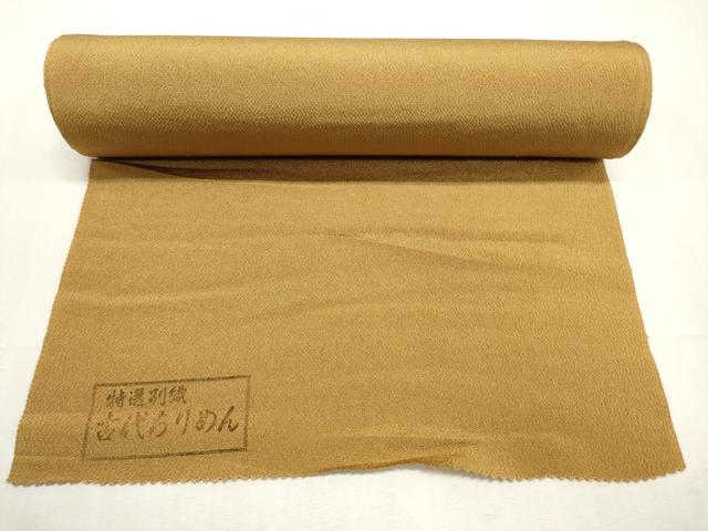 平和屋着物▼名古屋帯 帯反物 成物 鬼しぼ縮緬 逸品 未使用 DABE6801zy