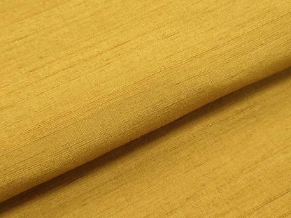 平和屋着物▼袋帯 反物 紬地 霞文 黄金色 逸品 未使用 DABE6802zy