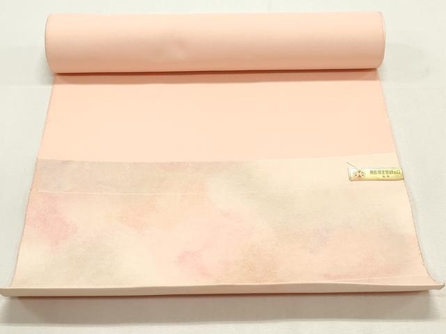 平和屋着物▼西陣 名古屋帯 帯反物 唐織 孔雀文 銀糸 逸品 未使用 DABE6805zy