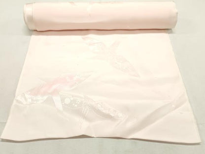 平和屋着物▼長襦袢 反物 着尺 折り鶴 暈し染め 逸品 未使用 DABE6814zy