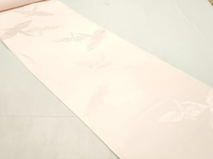 平和屋着物▼長襦袢 反物 着尺 折り鶴 暈し染め 逸品 未使用 DABE6814zy