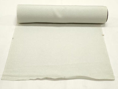 平和屋着物▼名古屋帯 帯反物 幾何学文 鬼しぼ縮緬 逸品 未使用 DABE6817zy