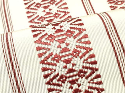 平和屋着物▼名古屋帯　帯反物　献上　未使用　DABE6832zy