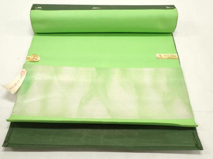 平和屋着物▼西陣　名古屋帯　帯反物　唐織　枝花文　銀糸　証紙付き　逸品　未使用　DABE6834zy