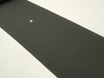 平和屋着物▼黒紋付　黒生地　反物　着尺　京染　逸品　未使用　DABE6850zy