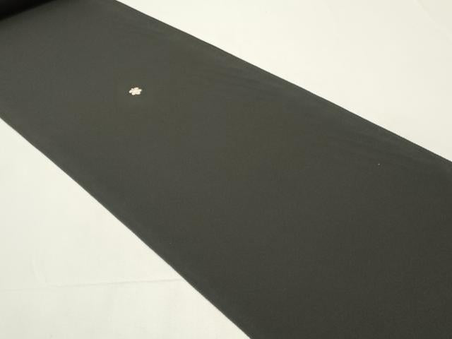 平和屋着物▼黒紋付　黒生地　反物　着尺　京染　逸品　未使用　DABE6850zy