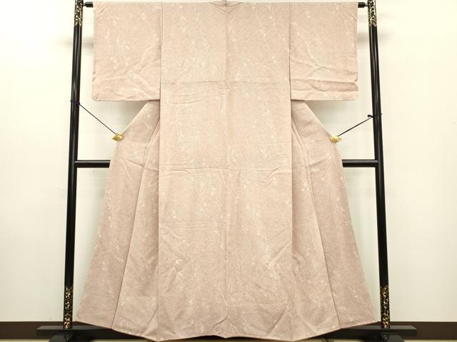 平和屋着物■上質な小紋 葡萄蔦の葉文 正絹 逸品 DABE6968zy