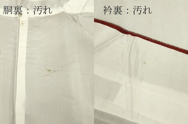 平和屋着物■上質な紬 間道 正絹 逸品 DABE6977zy