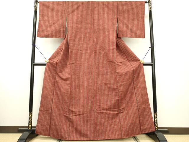 平和屋着物■上質な紬 間道 正絹 逸品 DABE6977zy