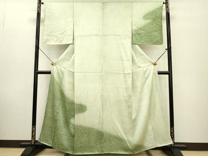 平和屋着物■訪問着 霞文 暈し染め 正絹 逸品 DABE6979zy