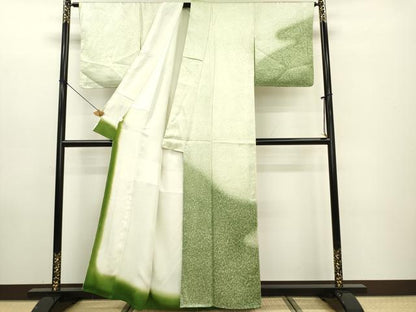 平和屋着物■訪問着 霞文 暈し染め 正絹 逸品 DABE6979zy