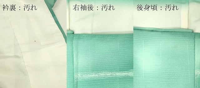 平和屋着物■上質な小紋 霞文 暈し染め 正絹 逸品 DABE6988zy