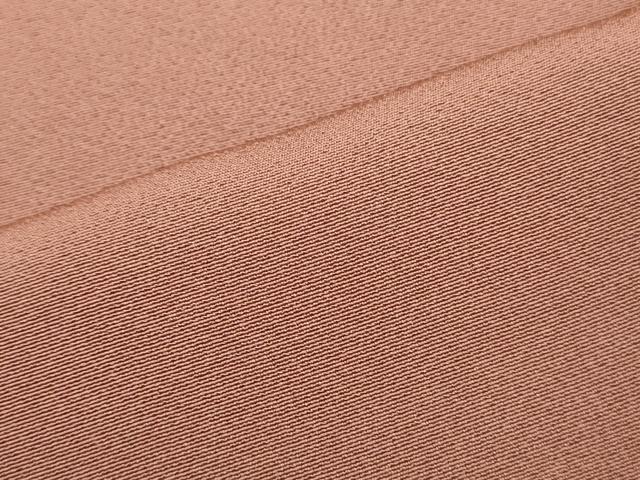 平和屋着物■上質な色無地 梅染色 正絹 逸品 DABE6998zy