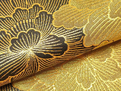 平和屋着物[]女の子　子供　両面　全通柄袋帯　舞花文　金糸　逸品　DABE7017ma