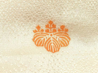 平和屋着物[]七五三　女の子　３歳　祝着　三つ身　駒刺繍　絞り　乱菊　檜扇花文　金彩　逸品　DABE7039ma