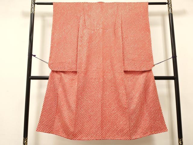 平和屋着物[]七五三　女の子　７歳　祝着　四つ身　総絞り　逸品　DABE7081ma