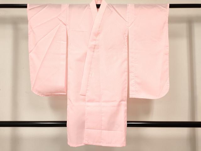 平和屋着物[]七五三　女の子　３歳　祝着　三つ身　長襦袢(単衣)セット　几帳花松文　暈し染め　金彩　逸品　DABE7094ma